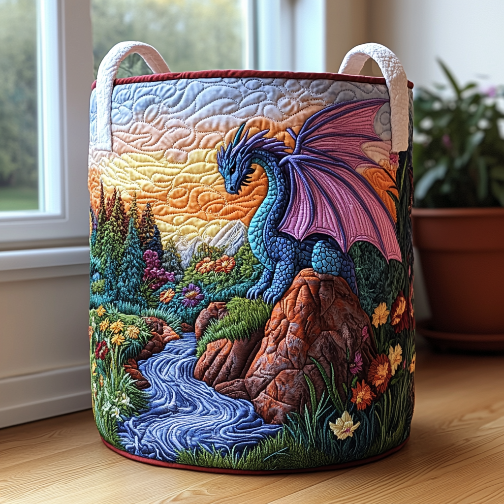Mystinen lohikäärme -pyykkikori